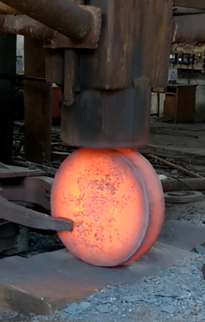 重型鍛件,鍛打塑形變形
